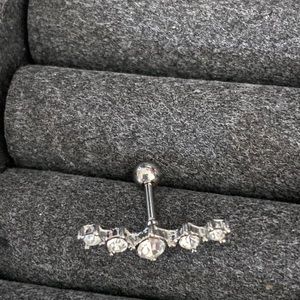 Stainless Steel cuff post earring